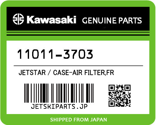 Kawasaki CASE-AIR FILTER,FR Brand New #11011-3703