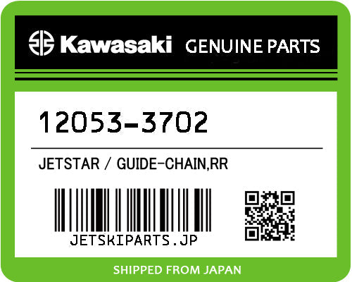 Kawasaki GUIDE-CHAIN,RR Brand New #12053-3702