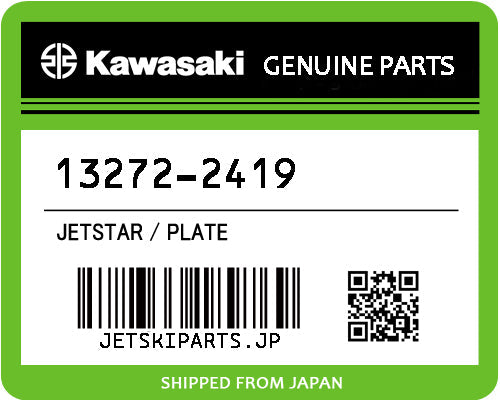 Kawasaki PLATE Brand New #13272-2419