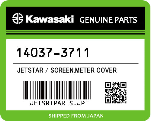 Kawasaki SCREEN,METER COVER Brand New #14037-3711