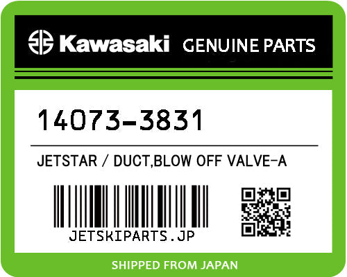 Kawasaki DUCT,BLOW OFF VALVE-A Brand New #14073-3831