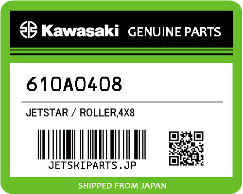 Kawasaki OEM ROLLER,4X8 New #610A0408 (Instock CEBU)