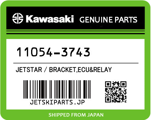 Kawasaki BRACKET,ECU&RELAY Brand New #11054-3743