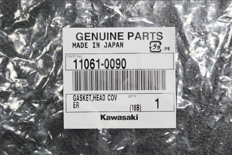 Kawasaki GASKET,HEAD COVER Brand New #11061-0090