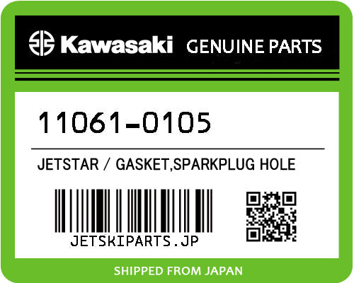 Kawasaki GASKET,SPARKPLUG HOLE Brand New