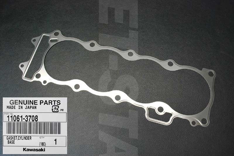 Kawasaki GASKET,CYLINDER BASE Brand New #11061-3708
