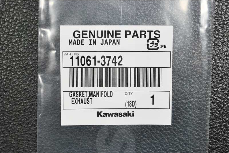 Kawasaki GASKET,MANIFOLD EXHAUST Brand New #11061-3742