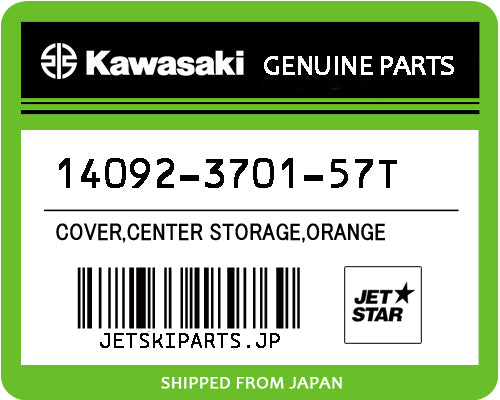 COVER,CENTER STORAGE,ORANGE