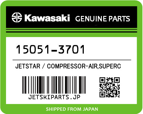 Kawasaki COMPRESSOR-AIR,SUPERC Brand New #15051-3701