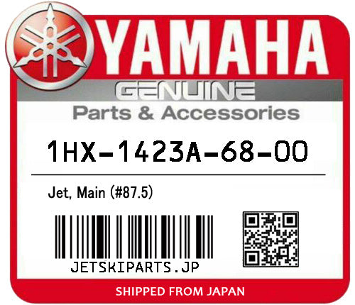 YAMAHA JET, MAIN (#87.5) Brand New #1HX-1423A-68-00