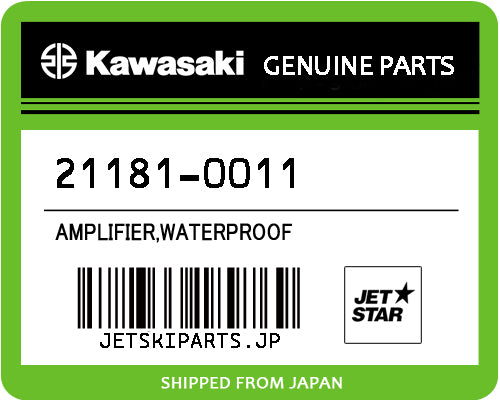 Kawasaki AMPLIFIER,WATERPROOF Brand New #21181-0011