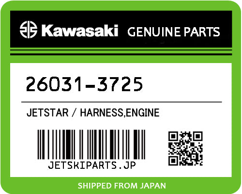 Kawasaki HARNESS,ENGINE Brand New #26031-3725