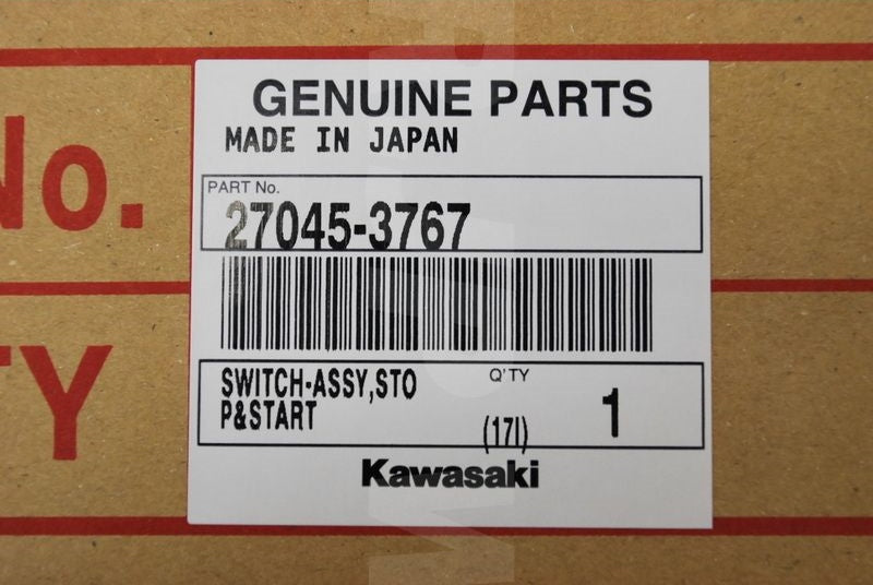 Kawasaki SWITCH-ASSY,STOP&START Brand New 27045-3767