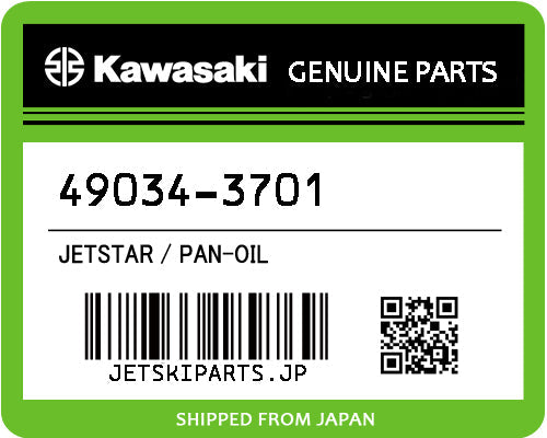 Kawasaki PAN-OIL Brand New #49034-3701