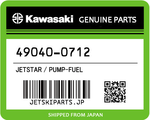 Kawasaki PUMP-FUEL Brand New #49040-0712