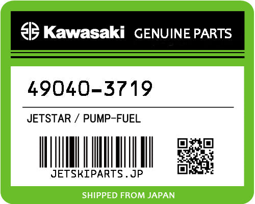 Kawasaki PUMP-FUEL Brand New #49040-3719