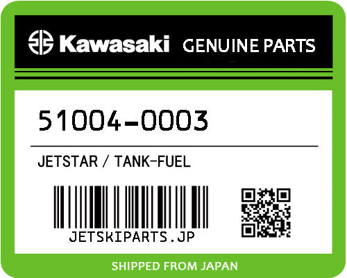 Kawasaki TANK-FUEL Brand New #51004-0003