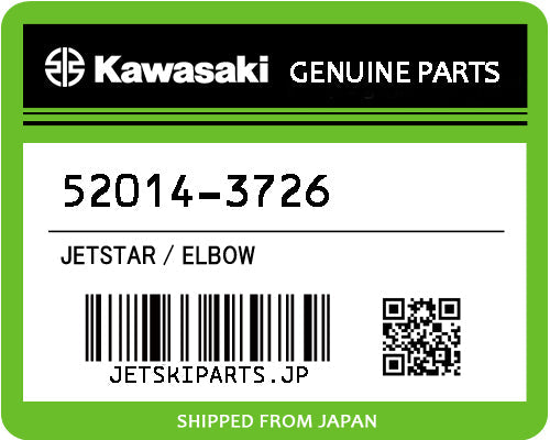 Kawasaki ELBOW Brand New #52014-3726