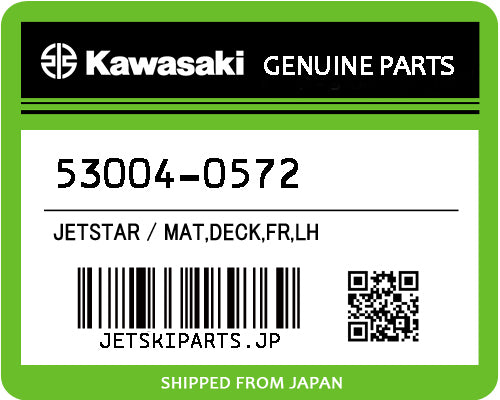 Kawasaki MAT,DECK,FR,LH Brand New #53004-0572