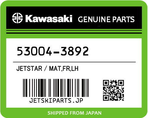 Kawasaki MAT,FR,LH Brand New #53004-3892