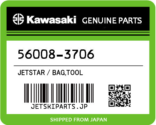 Kawasaki BAG,TOOL Brand New #56008-3706