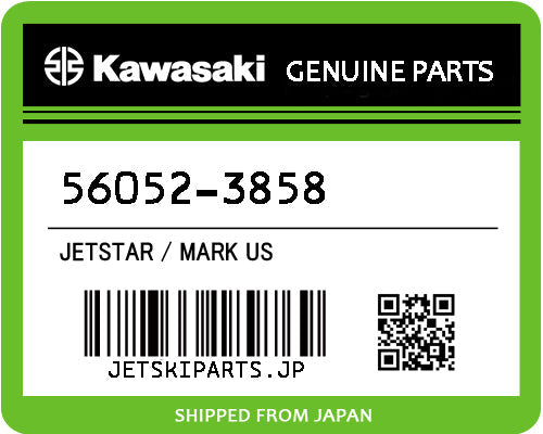 Kawasaki MARK US Brand New #56052-3858