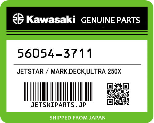 Kawasaki MARK,DECK,ULTRA 250X Brand New #56054-3711