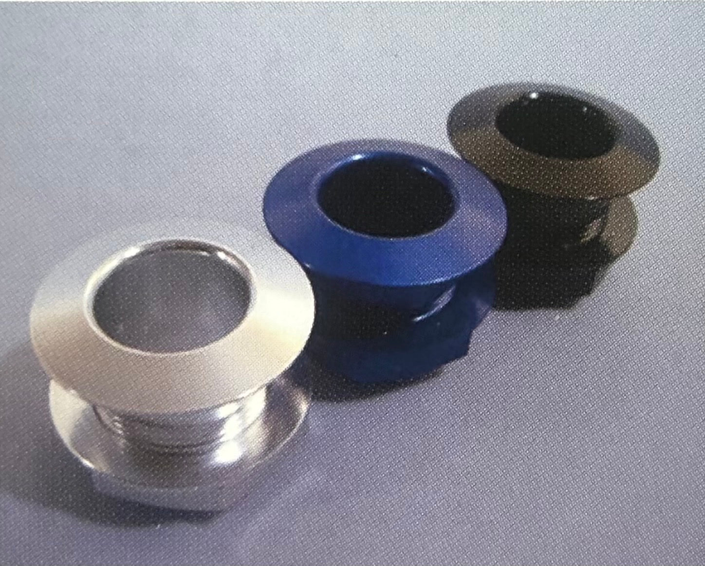 Front aluminum bushing SILVER #SE-018001