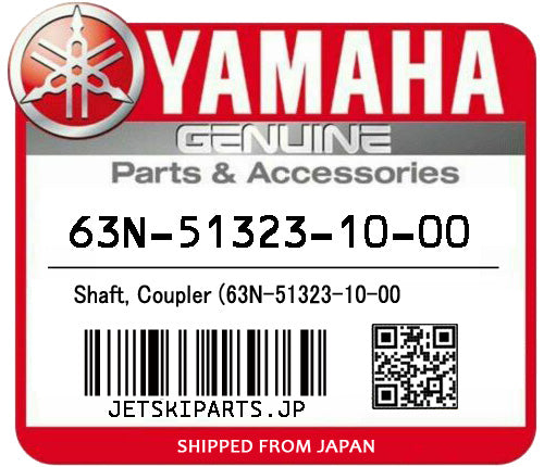 YAMAHA SHAFT, COUPLOR Brand New #63N-51323-10-00