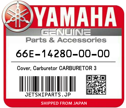 YAMAHA COVER, CARBURETOR CARBURETOR 3 Brand New #66E-14280-00-00