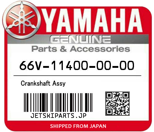 YAMAHA CRANKSHAFT ASSY Brand New #66V-11400-00-00