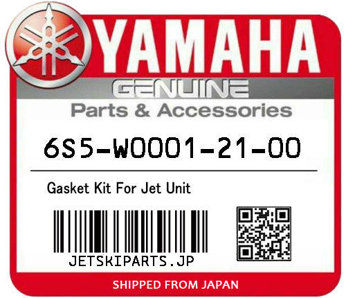 YAMAHA GASKET KIT FOR JET UNIT Brand New #6S5-W0001-21-00