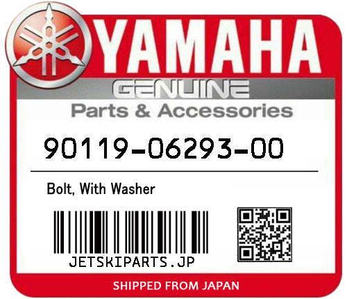 YAMAHA BOLT, WITH WASHER Brand New #90119-06M75-00 #90119-06293-00