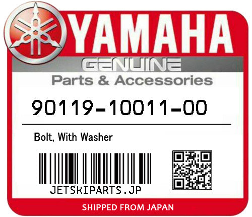 YAMAHA BOLT, WITH WASHER Brand New #90119-10011-00