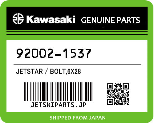 Kawasaki BOLT,6X28 Brand New #92002-1537