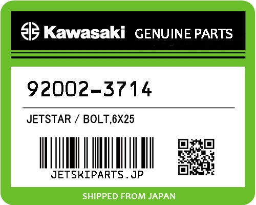 Kawasaki BOLT,6X25 Brand New #92002-3714