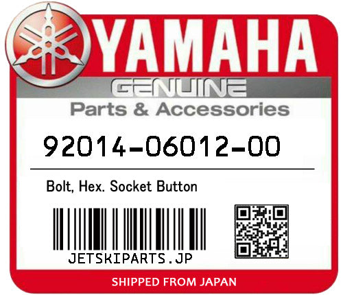 YAMAHA BOLT, HEX. SOCKET BUTTON Brand New #90111-06003-00 #92014-06012-00