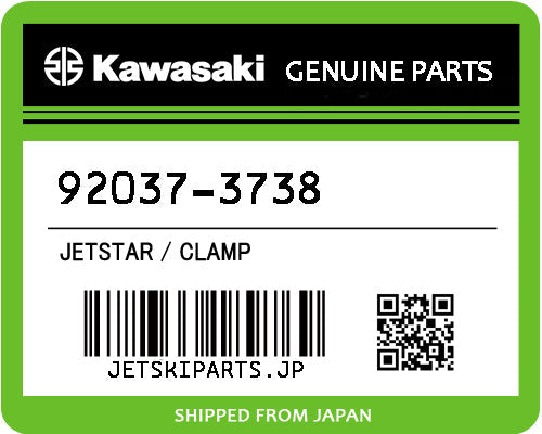 Kawasaki CLAMP Brand New #92037-3738