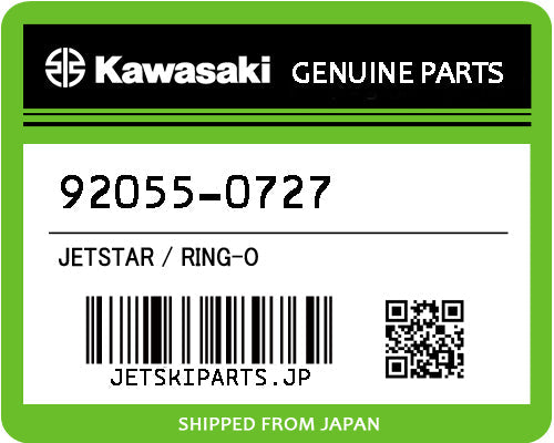 Kawasaki RING-O Brand New #92055-0727