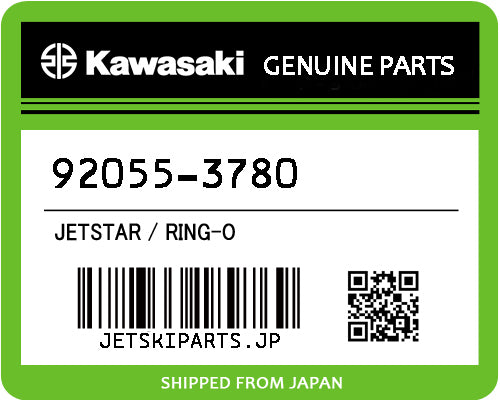 Kawasaki RING-O Brand New #92055-3780