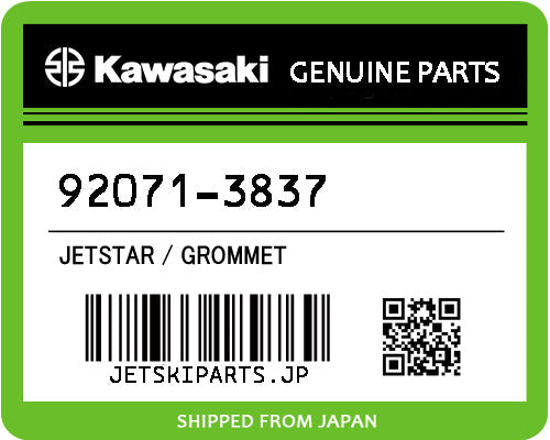 Kawasaki GROMMET Brand New #92071-3837