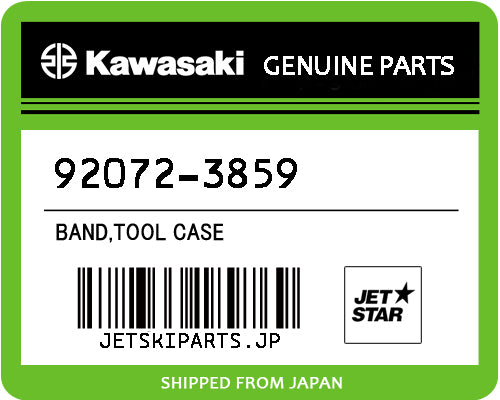 Kawasaki BAND,TOOL CASE Brand New #92072-3859