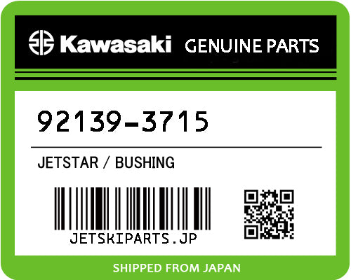 Kawasaki BUSHING Brand New #92139-3715