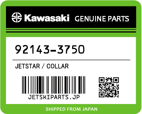 Kawasaki COLLAR Brand New #92143-3750