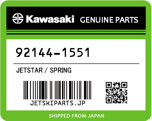 Kawasaki SPRING Brand New #92144-1551