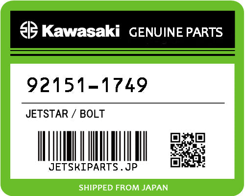 Kawasaki BOLT Brand New #92151-1749