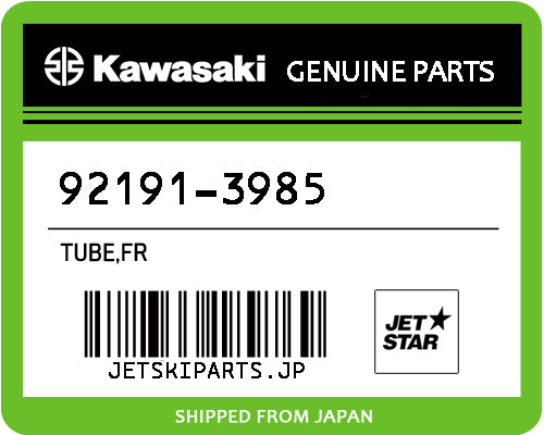 Kawasaki TUBE,FR Brand New #92191-3985