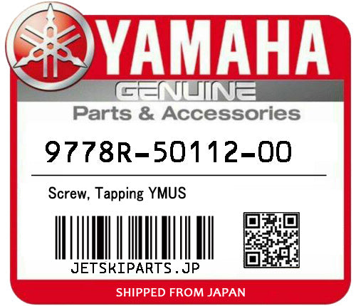 YAMAHA SCREW, TAPPING YMUS Brand New #9778R-50112-00