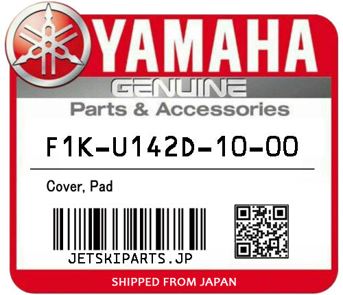 YAMAHA COVER, PAD Brand New #F1K-U142D-10-00