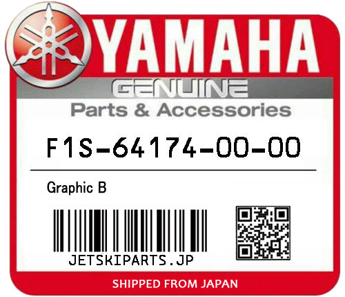 YAMAHA GRAPHIC B Brand New #F1S-64174-00-00